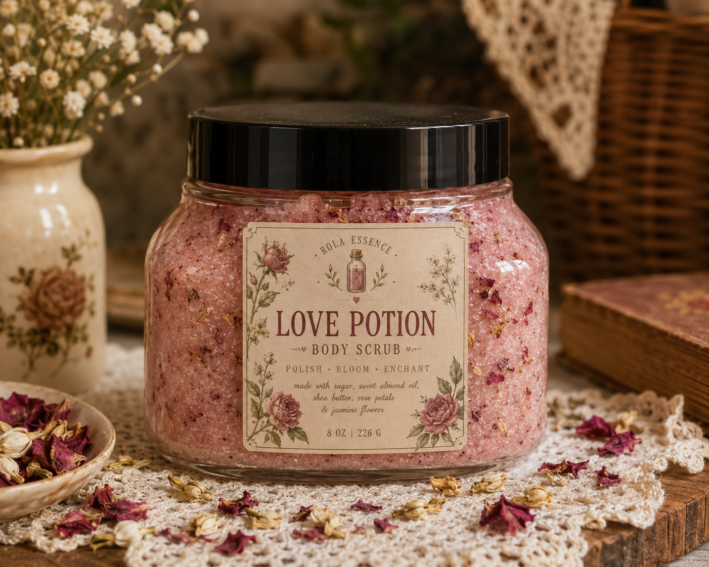 Love Potion Body Scrub - Bloom• Polish • Enchant