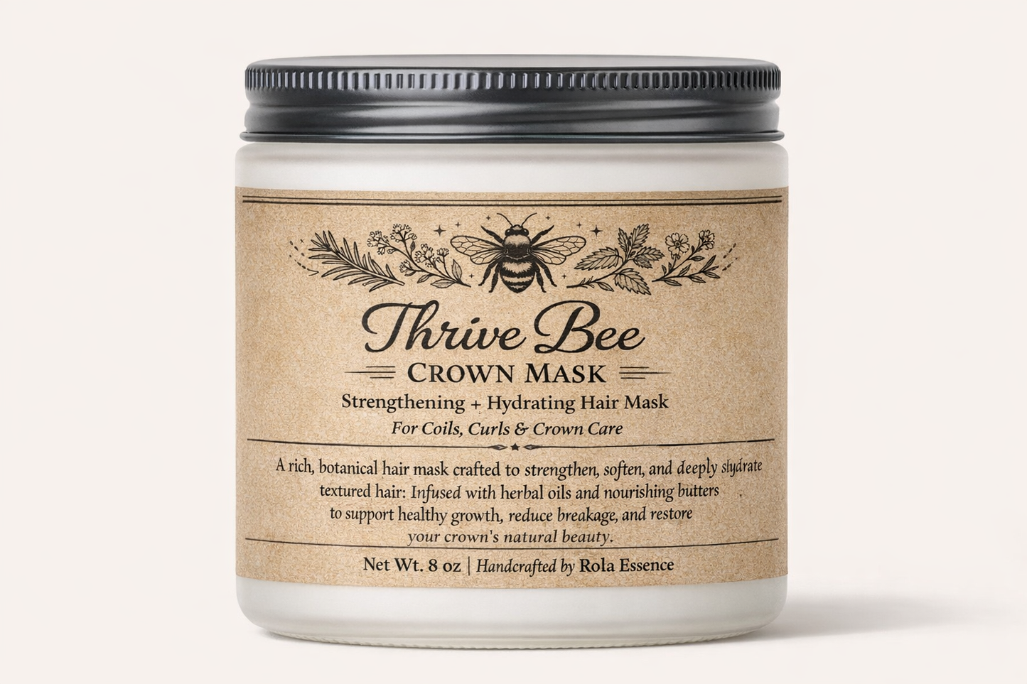 Thrive Bee Crown Mask • 4A-4C Hair Mask