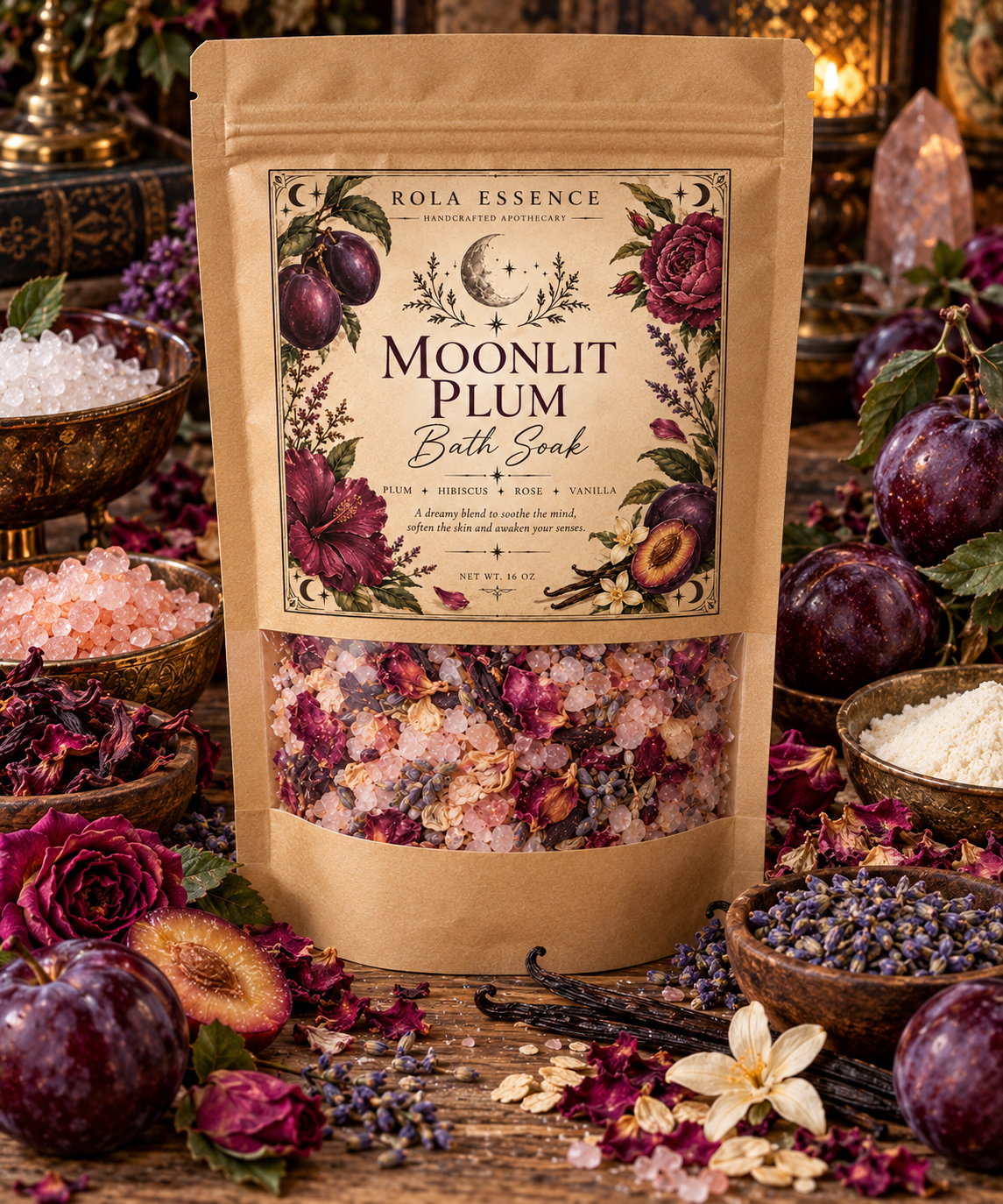 Moonlit Plum Bath Soak