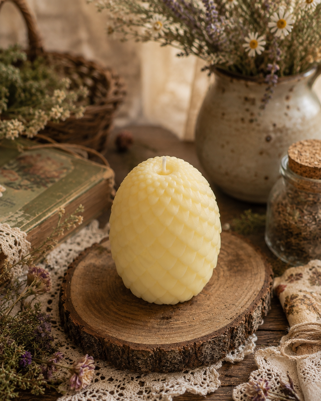 Moonhatched Dragon - Dragon Egg Candle
