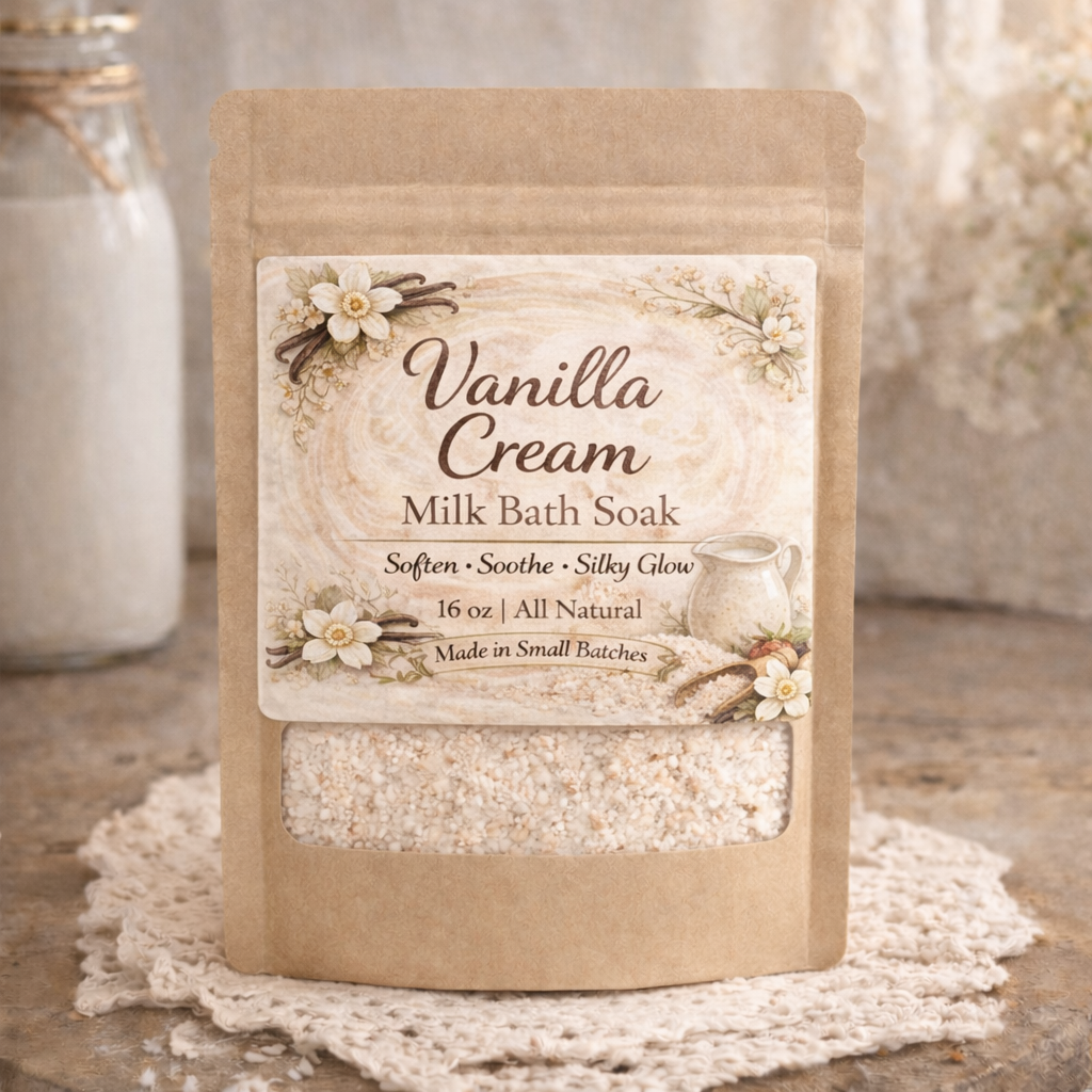 Vanilla Cream Milk Bath Soak