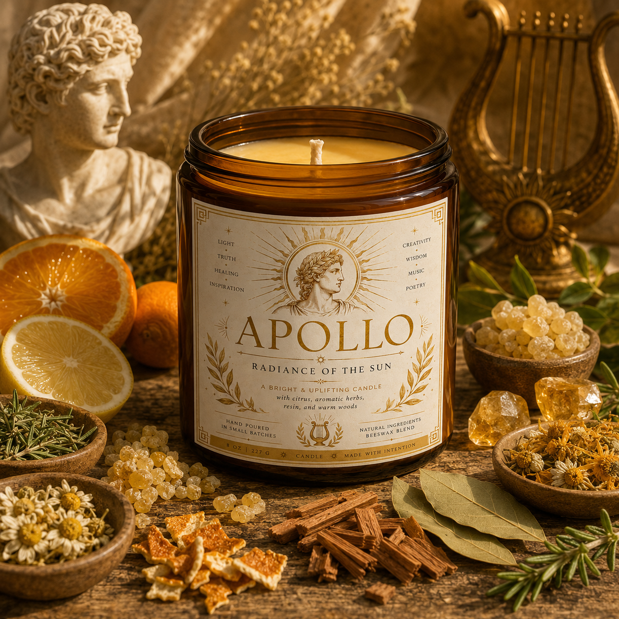 Apollo: Radiance of the Sun Candle