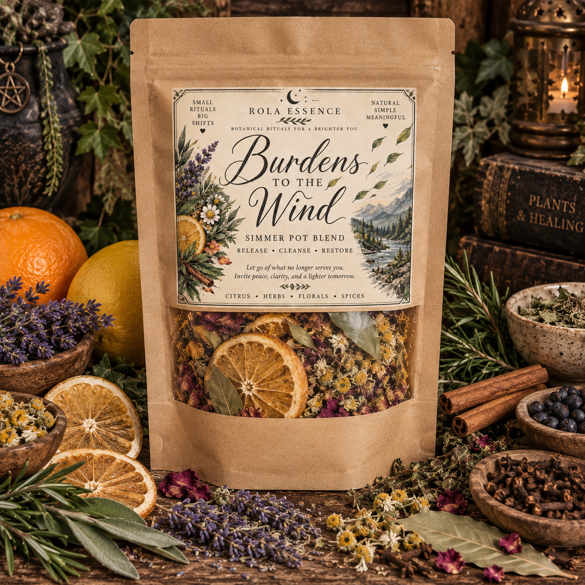 Burdens to the Wind Simmer Pot - Release • Cleanse • Restore