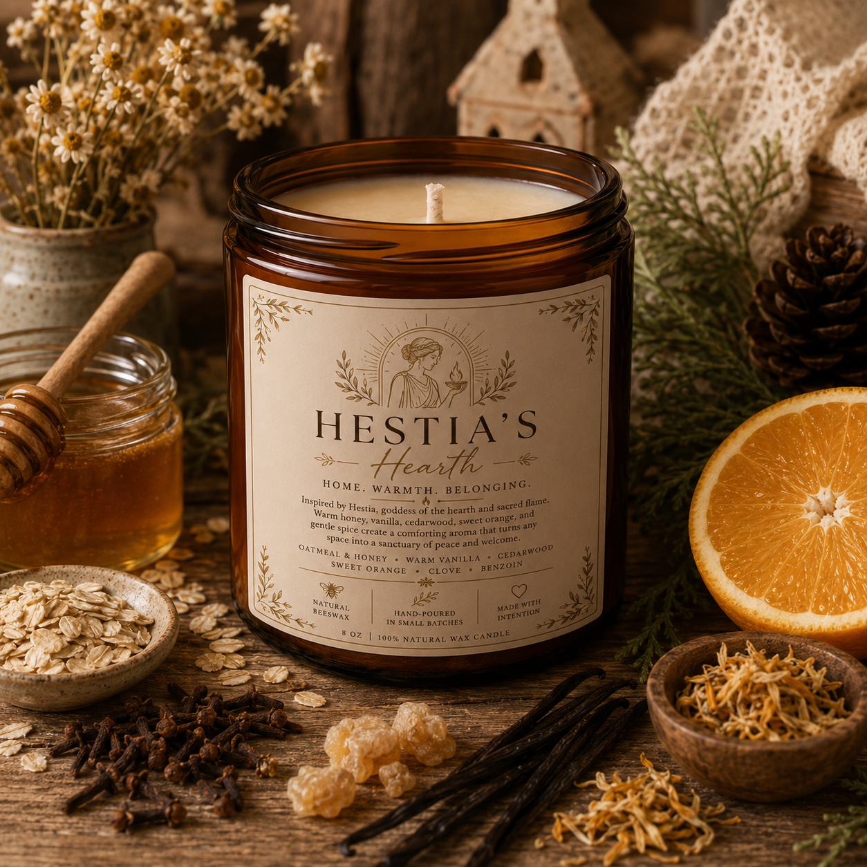 Hestia’s Hearth Candle