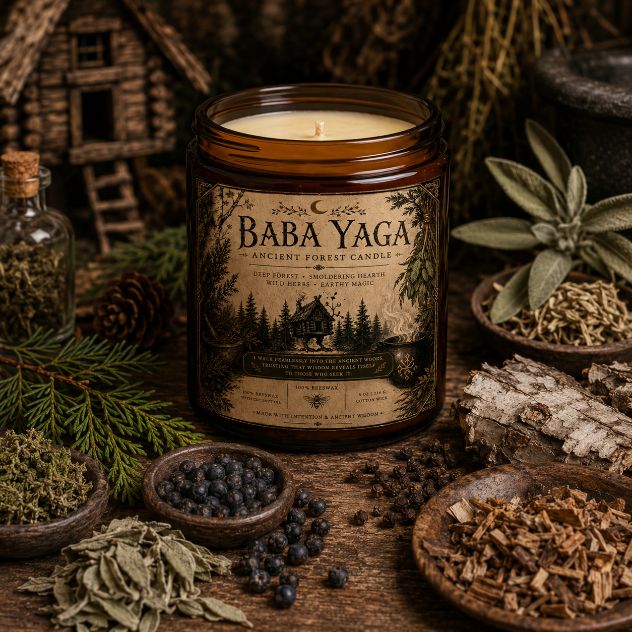 Baba Yaga Candle