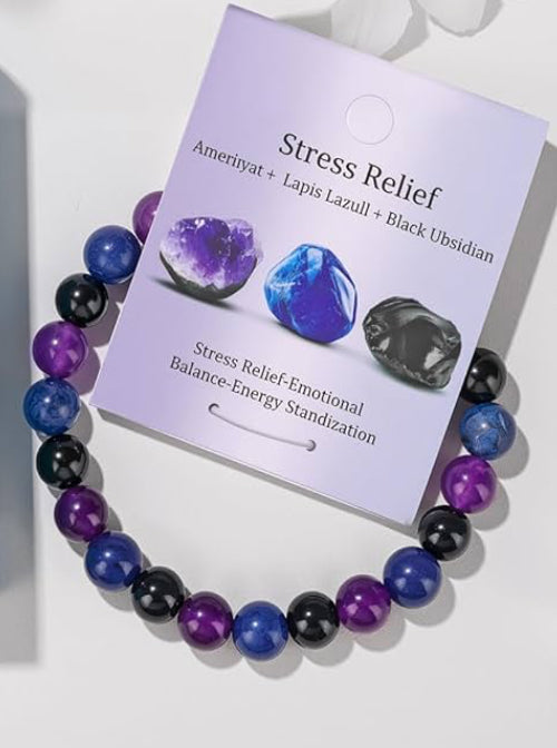 Stress-Relief Gemstone Bracelet