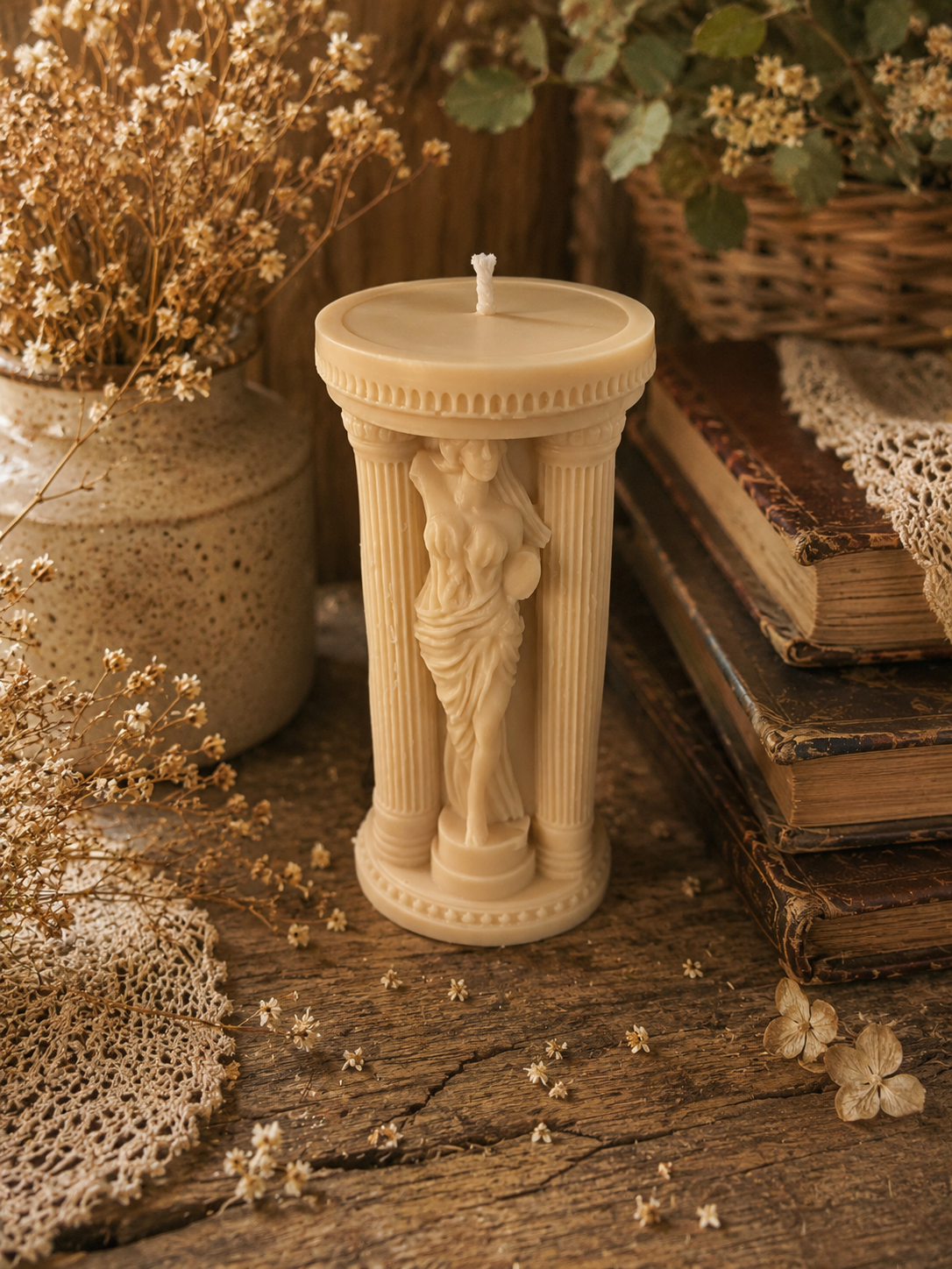 Temple of Venus Beeswax Candle