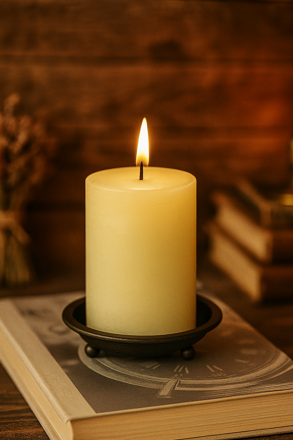 Iron Candle Plate