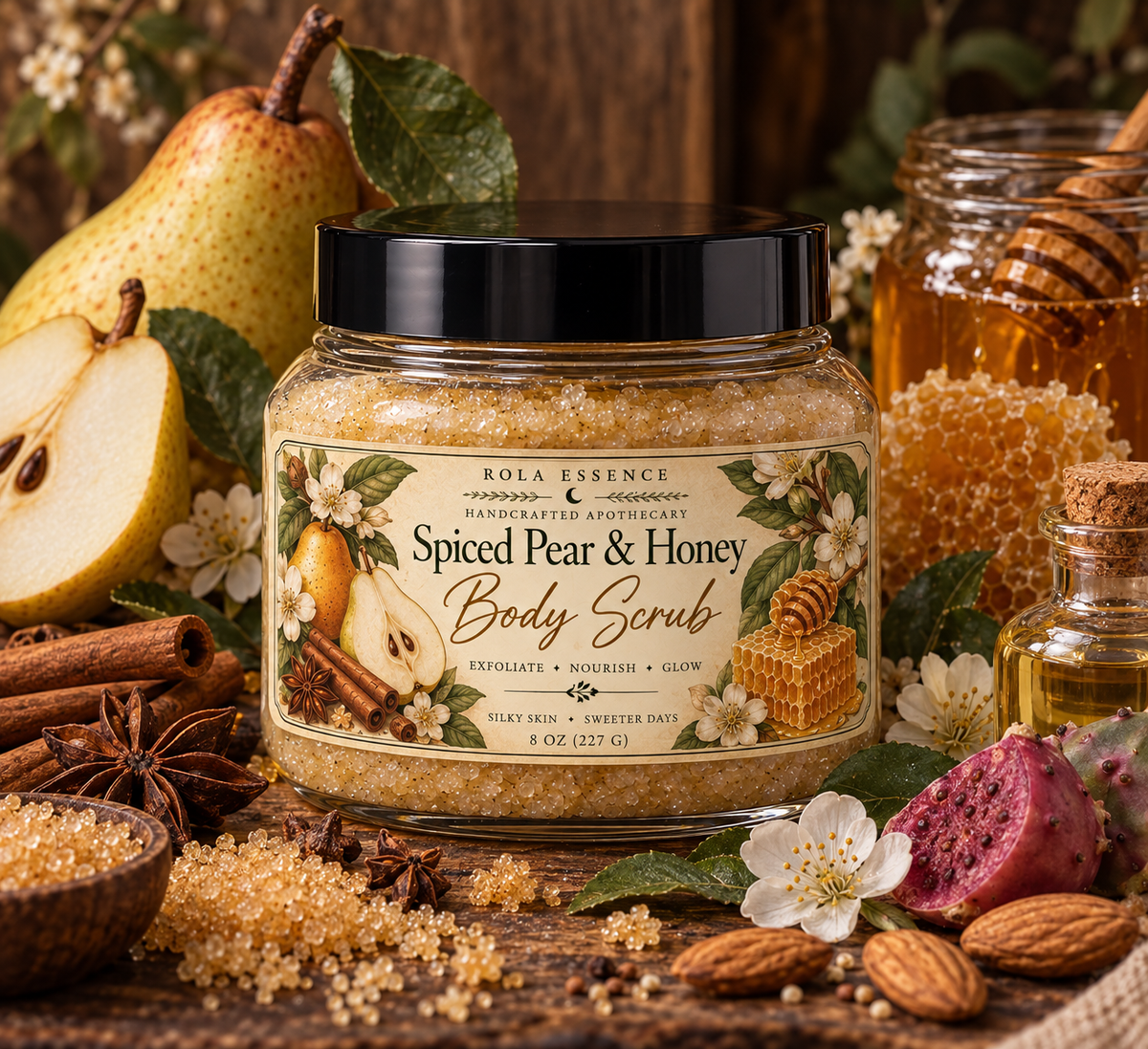 Spiced Pear & Honey Body Scrub