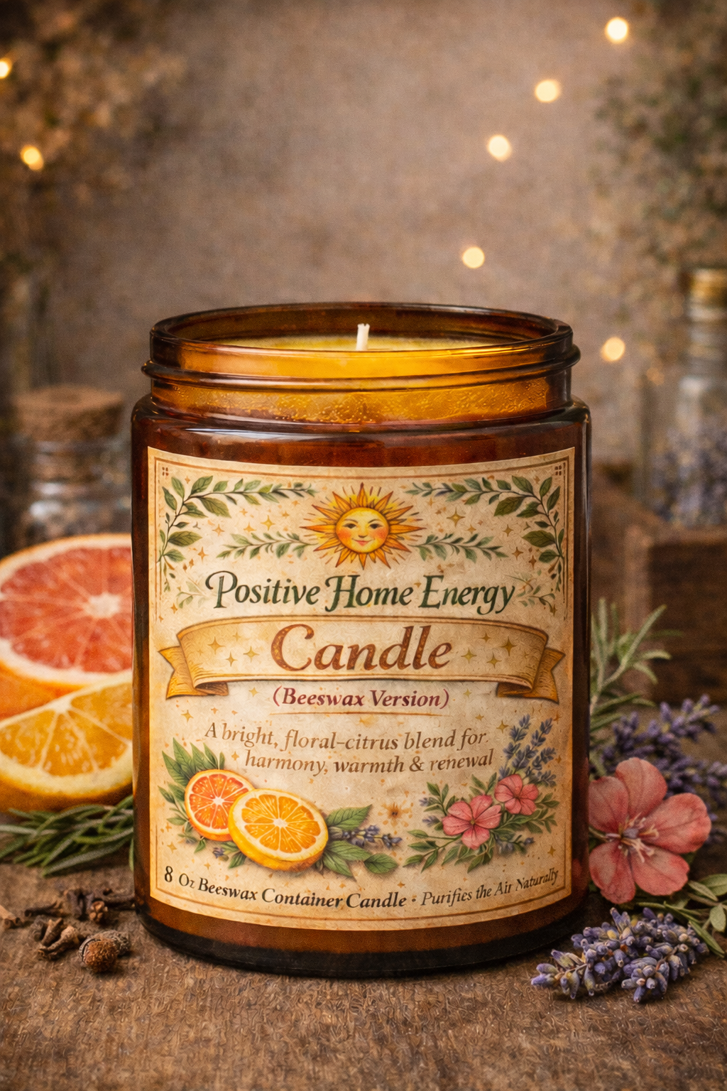 Positive Home Energy Candle