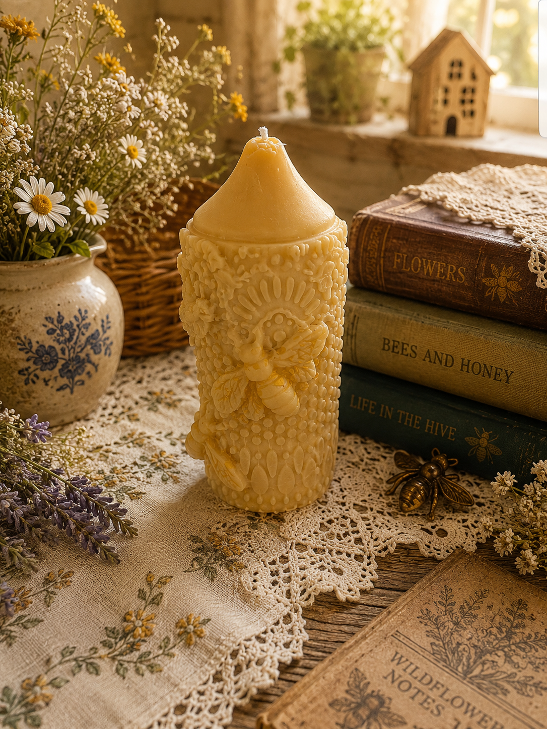 Wildflower Hive Beeswax Candle