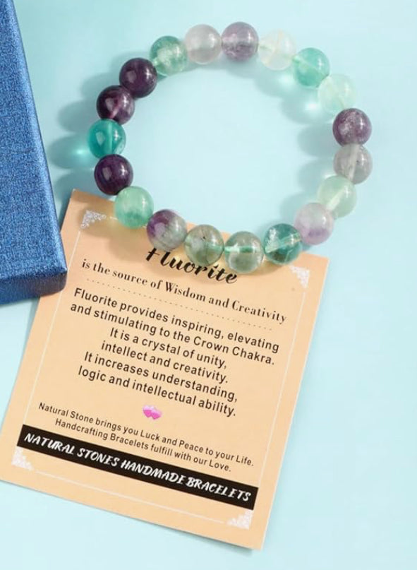 Fluorite Gemstone Bracelet