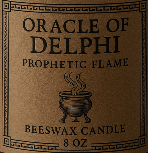 Oracle of Delphi – Prophetic Flame Candle