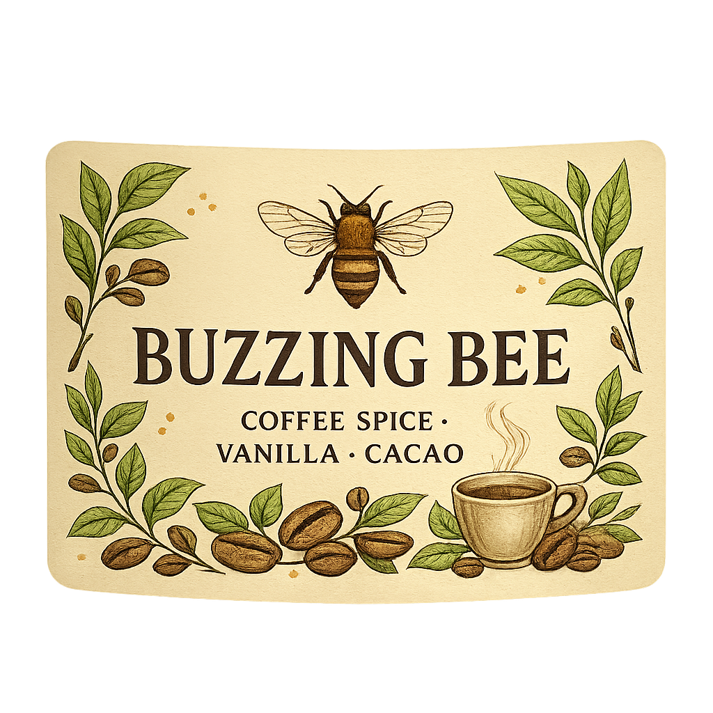 Buzzing Bee - Perky Coffee Bean