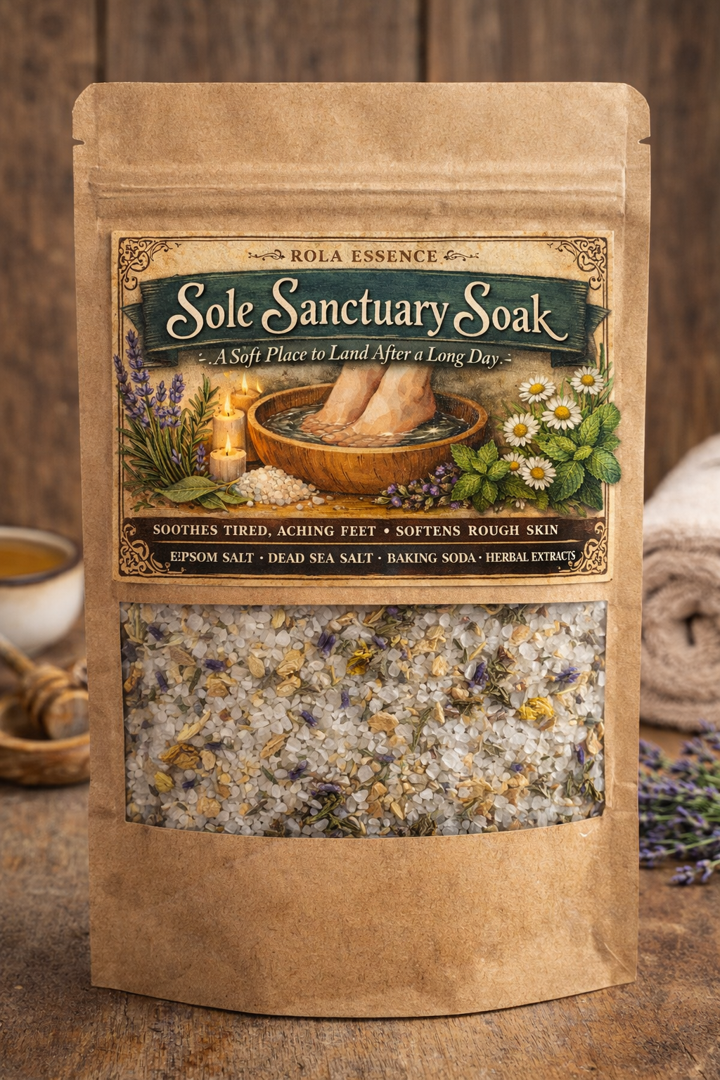 Sole Sanctuary Soak - Tired Aching Foot Soak