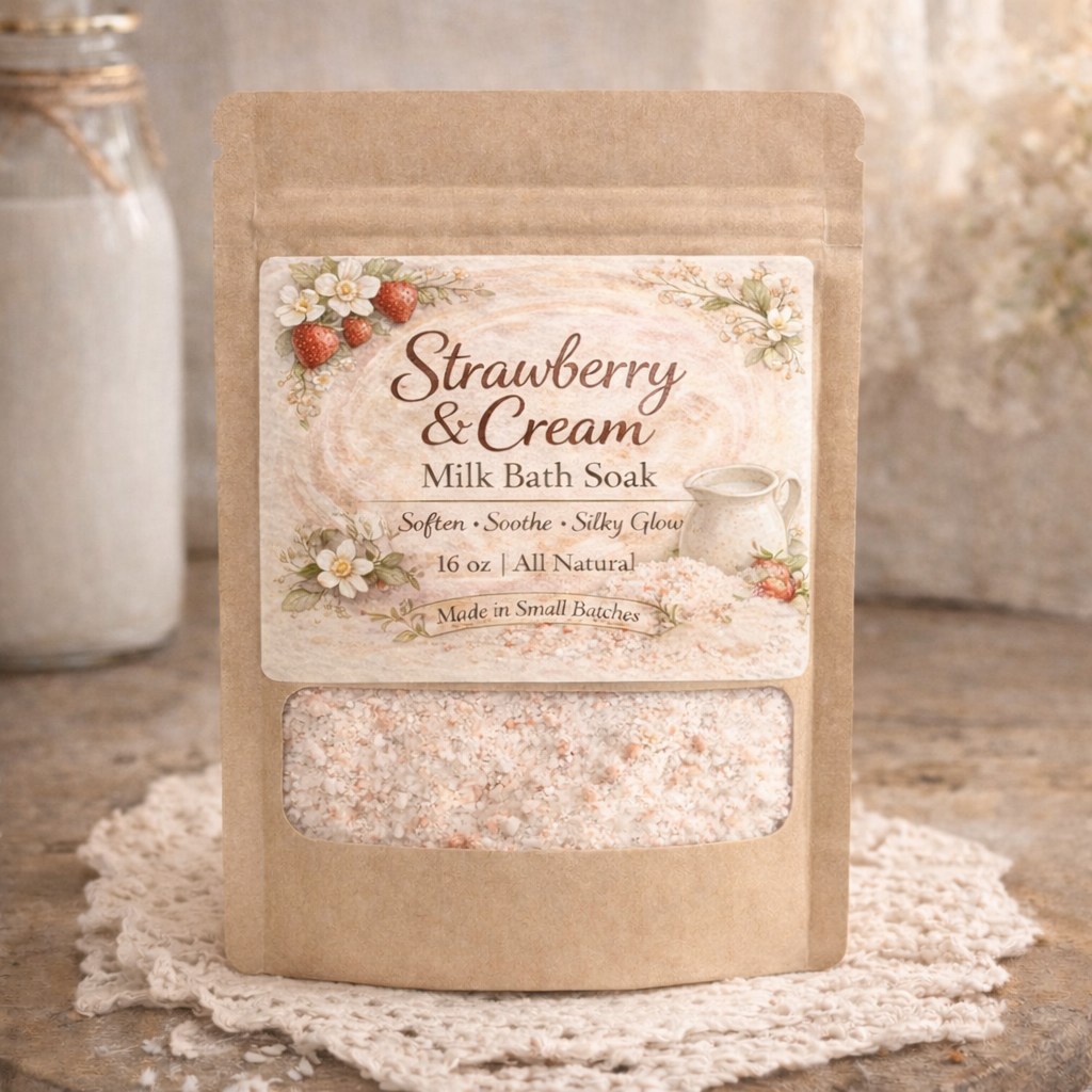 Strawberry & Cream Milk Bath Soak