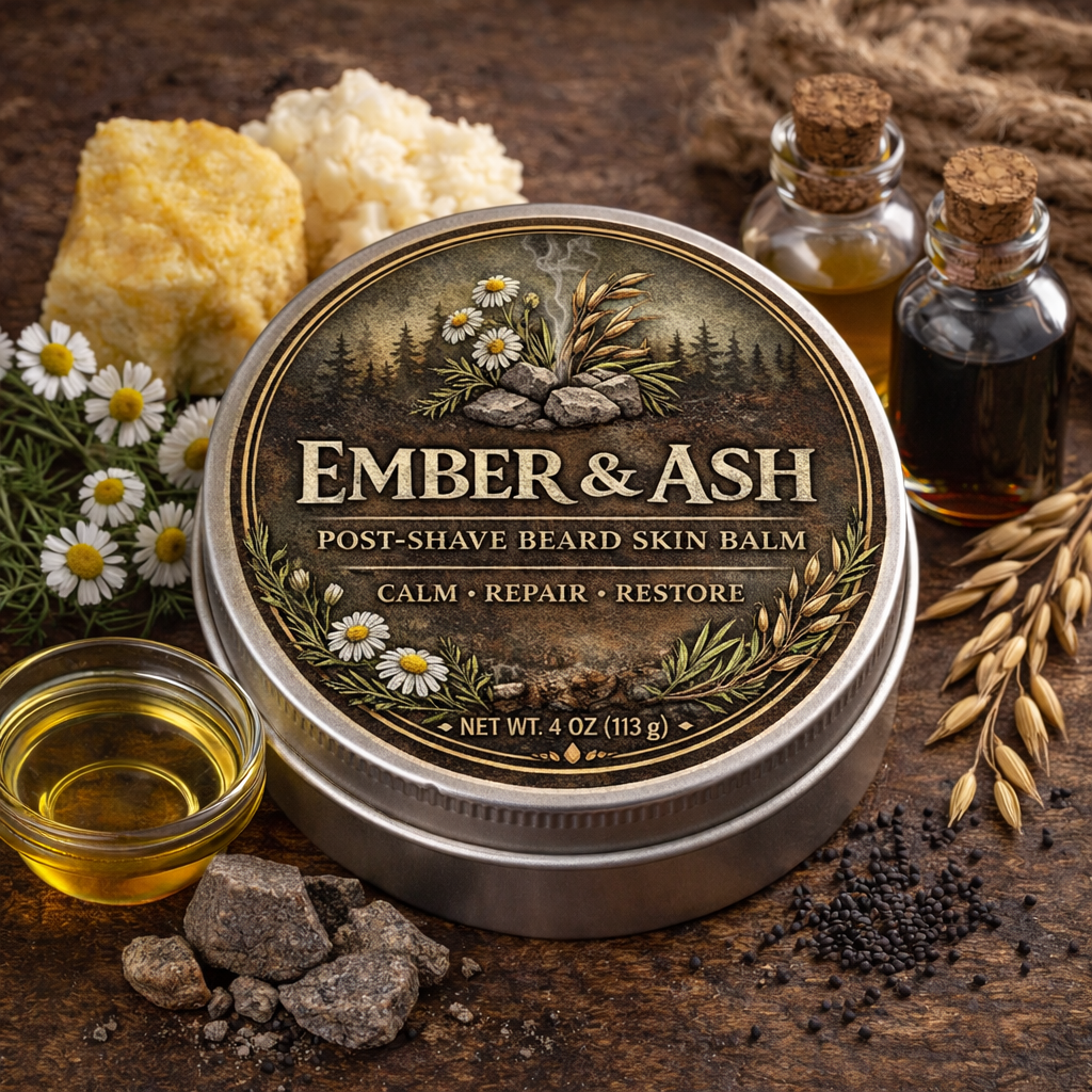 Ember & Ash - Post-Shave Beard Skin Balm