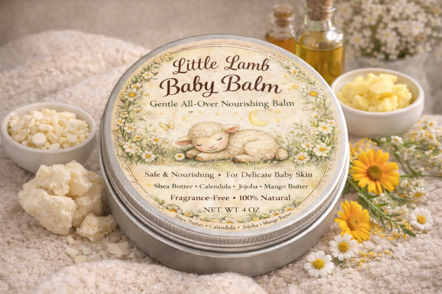 Little Lamb Baby Balm - Gentle All-Over Nourishing Balm
