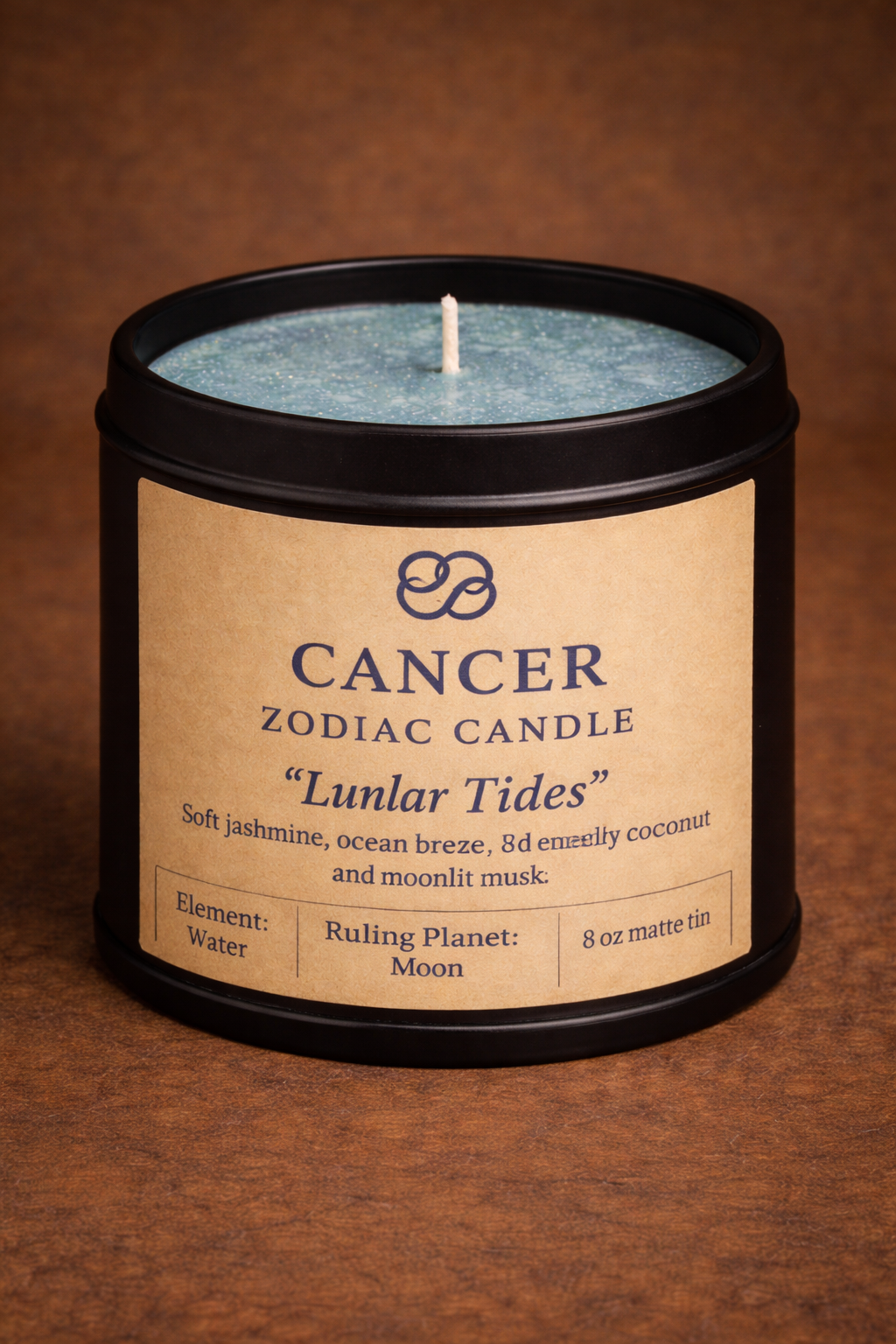 Cancer Zodiac Candle — Lunar Haven