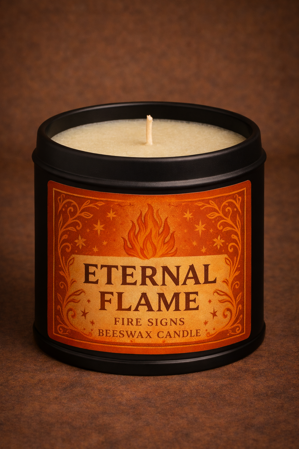 Eternal Flame – Fire Signs Candle • Aries • Leo • Sagittarius