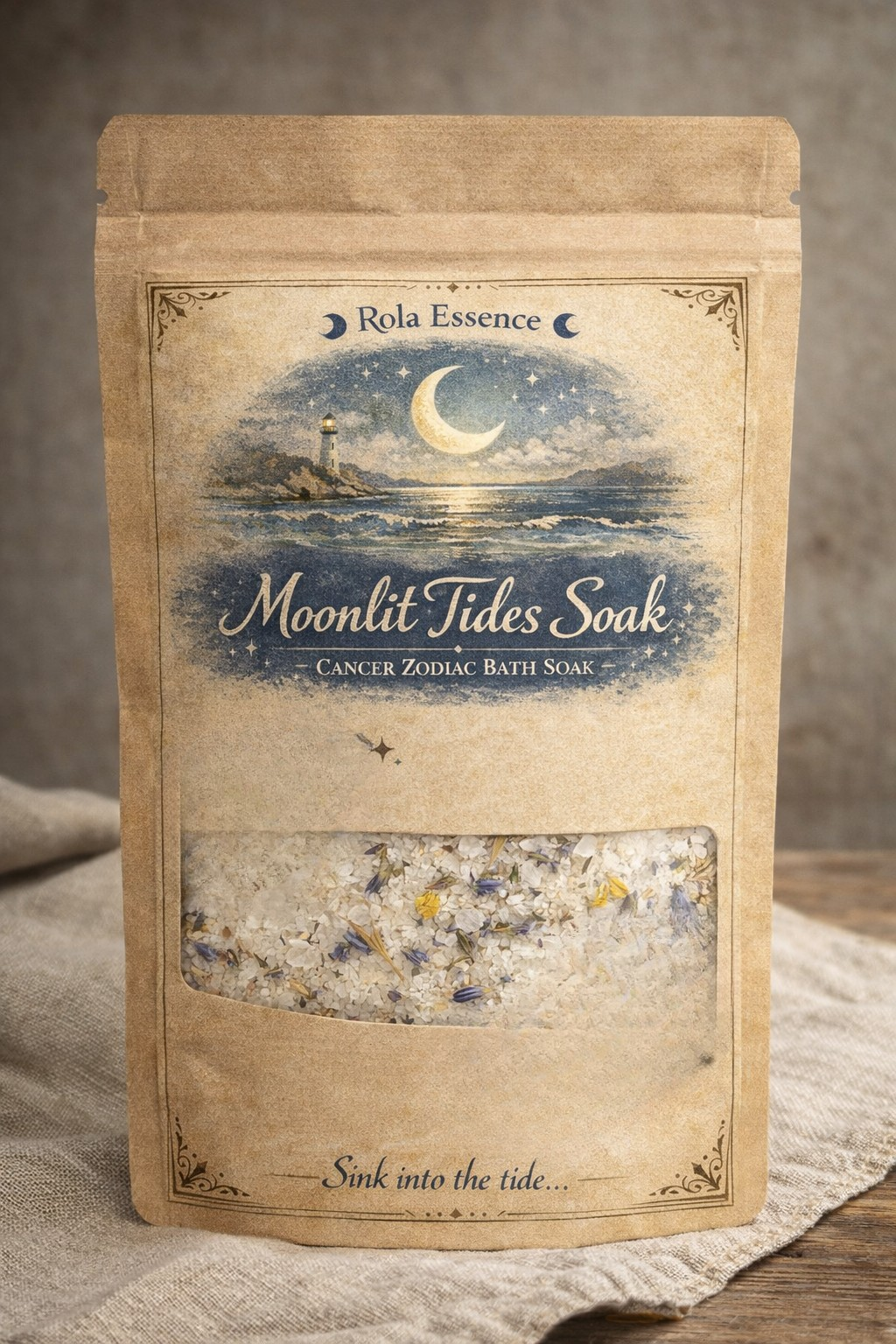 Moonlit Tides Soak - Cancer Zodiac Bath Ritual