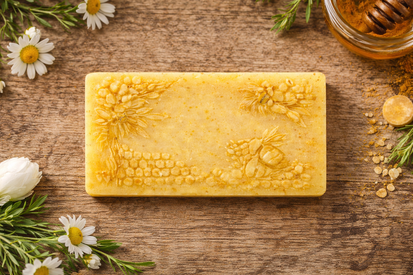 Golden Aura Brightening Bar - Turmeric + Kojic Acid Goat Milk Soap