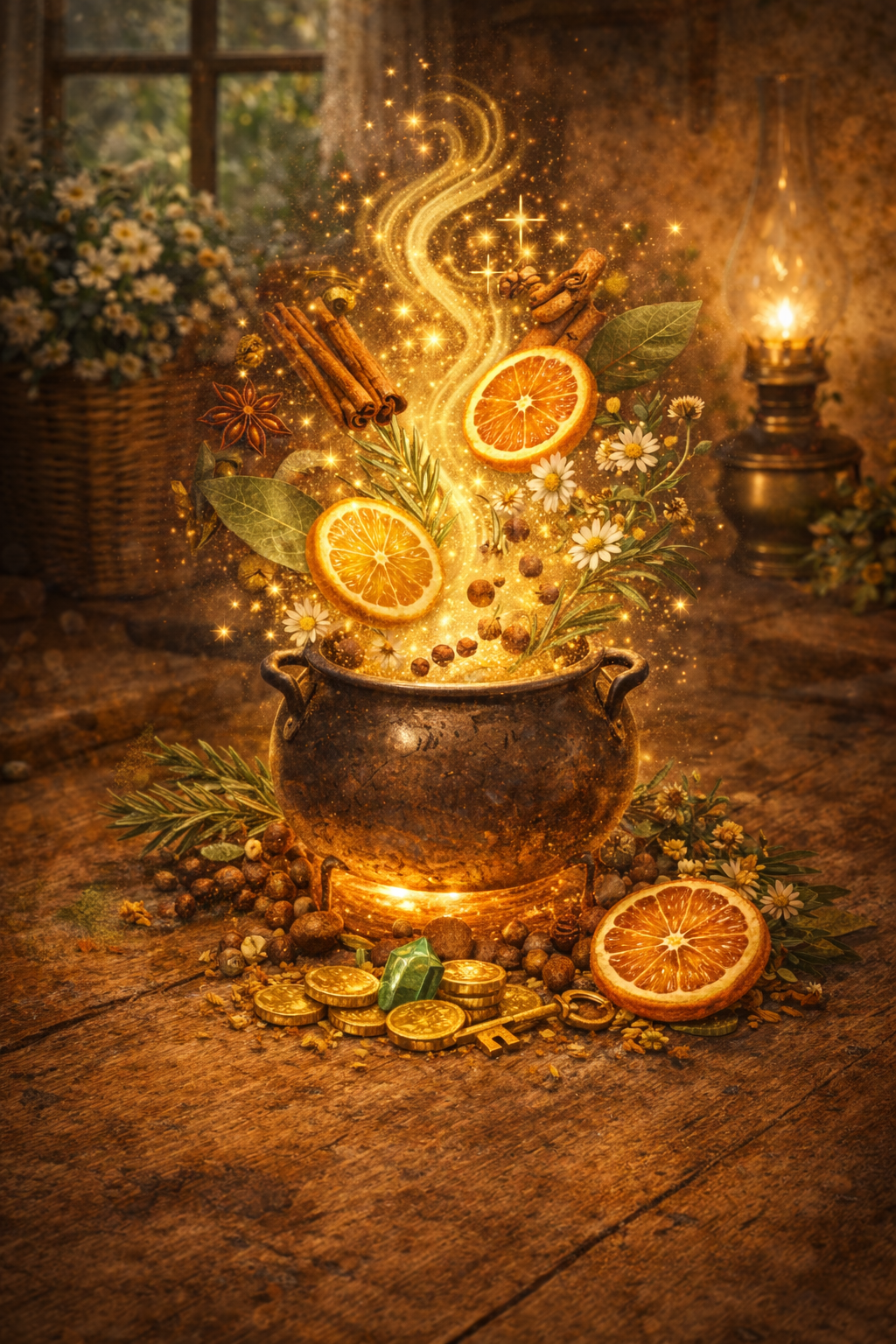 Wealth Bringer Simmer Pot - Welcoming Wealth, Abundance, & Prosperity