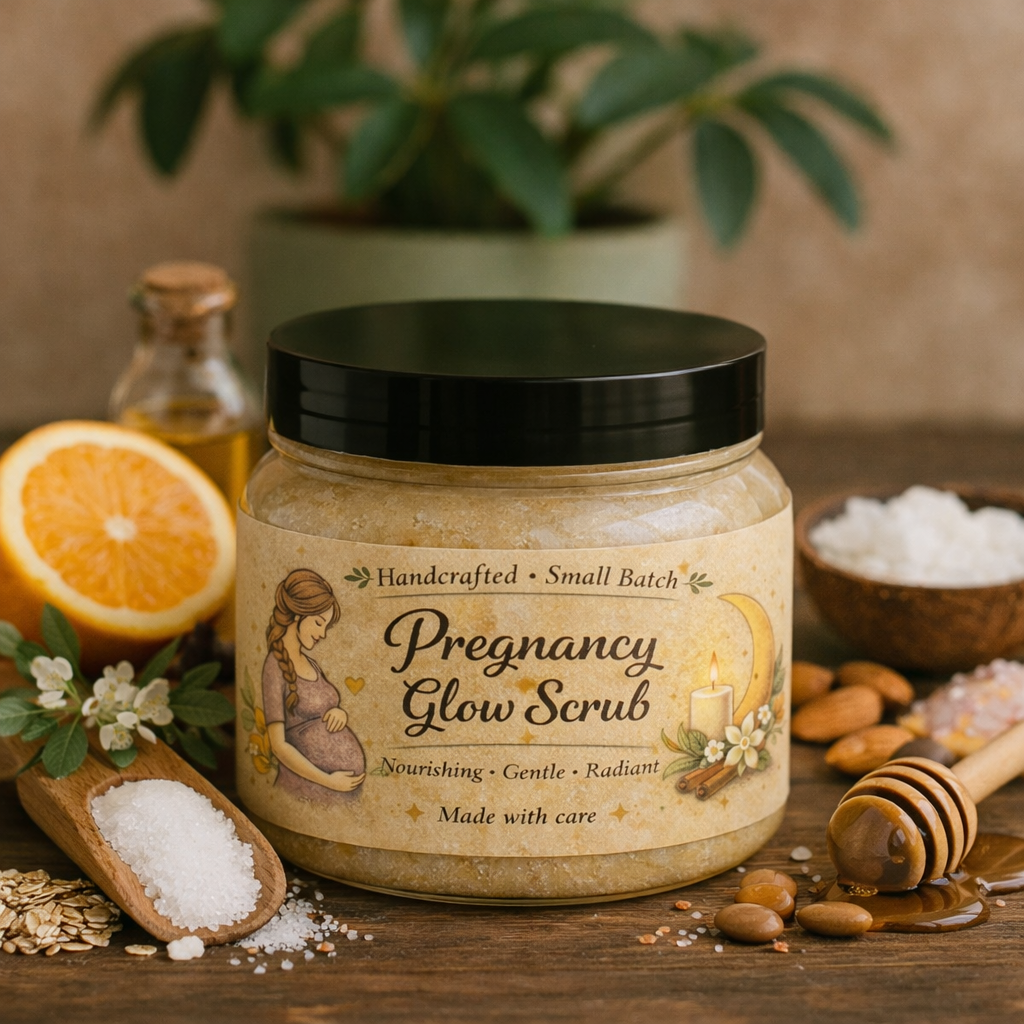 Pregnancy Glow Scrub - Gentle, Hydrating, and Skin Repairing