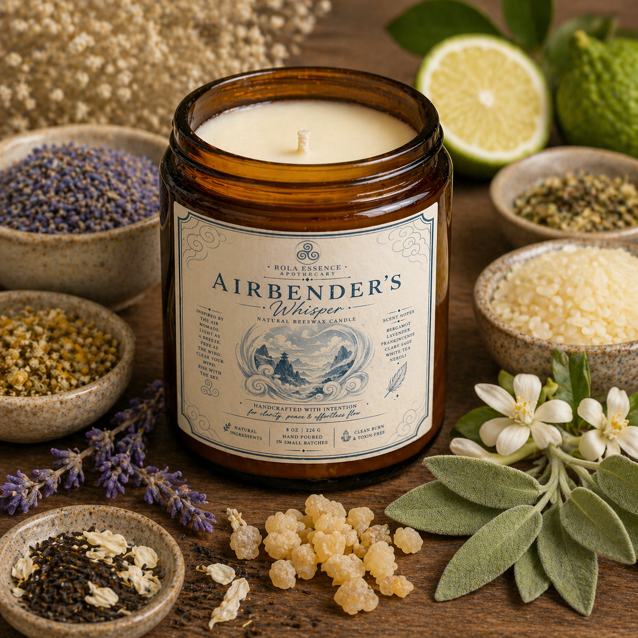 Airbender’s Whisper Candle