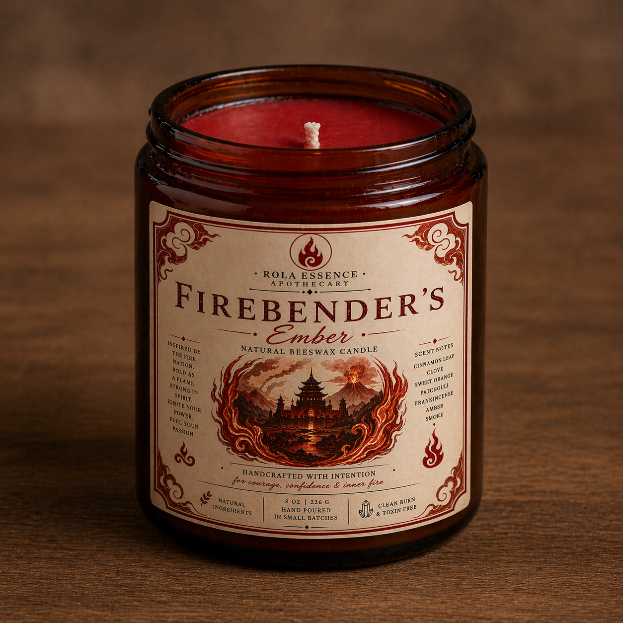 Firebender’s Ember Candle