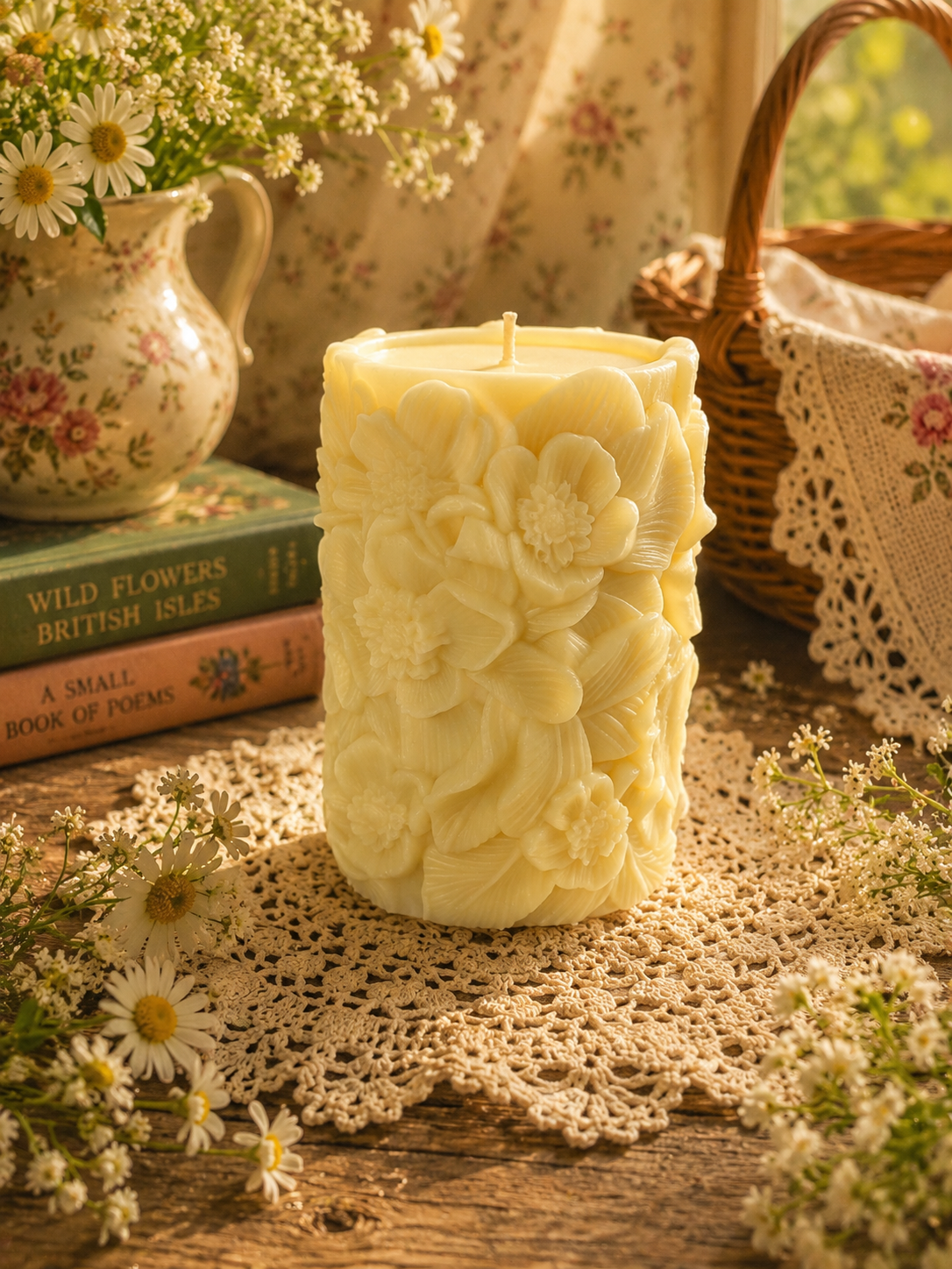 Wildflower Goddess Candle
