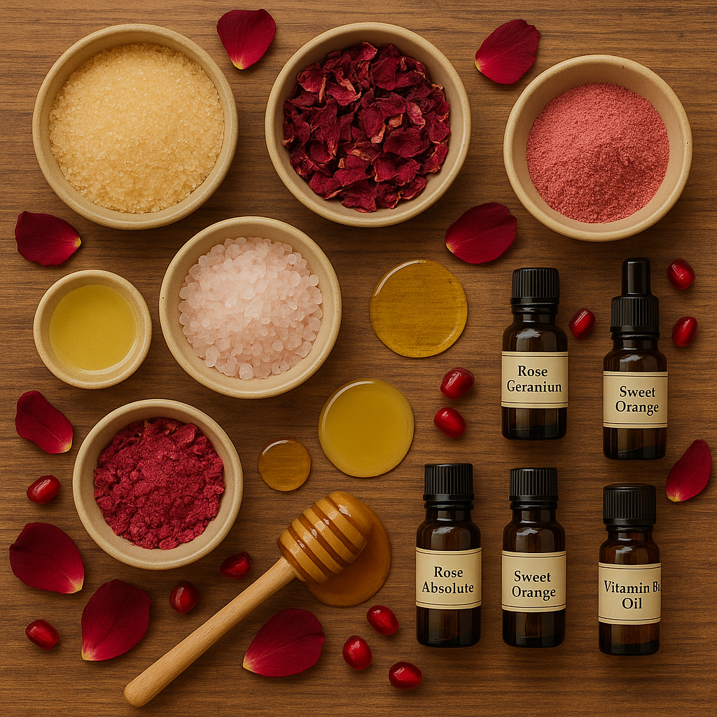 Rose & Pomegranate Body Scrub