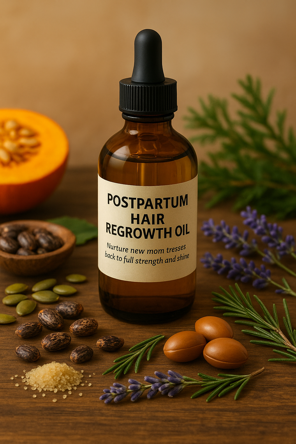 Postpartum Hair Growth Oil