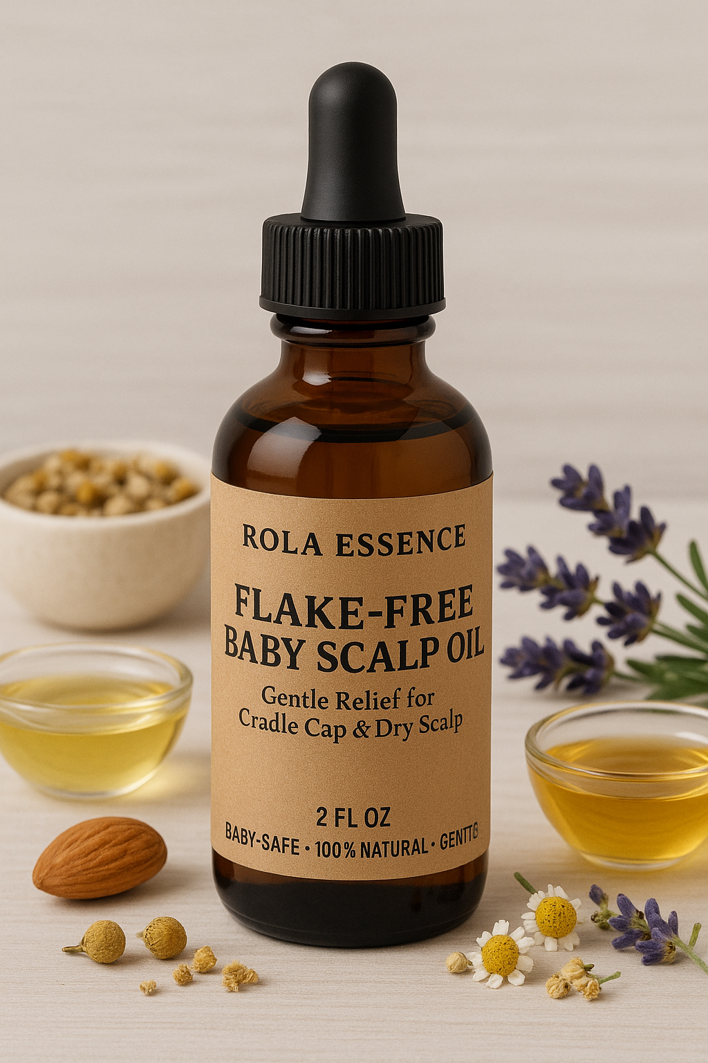 Flake-Free Baby Scalp Oil
