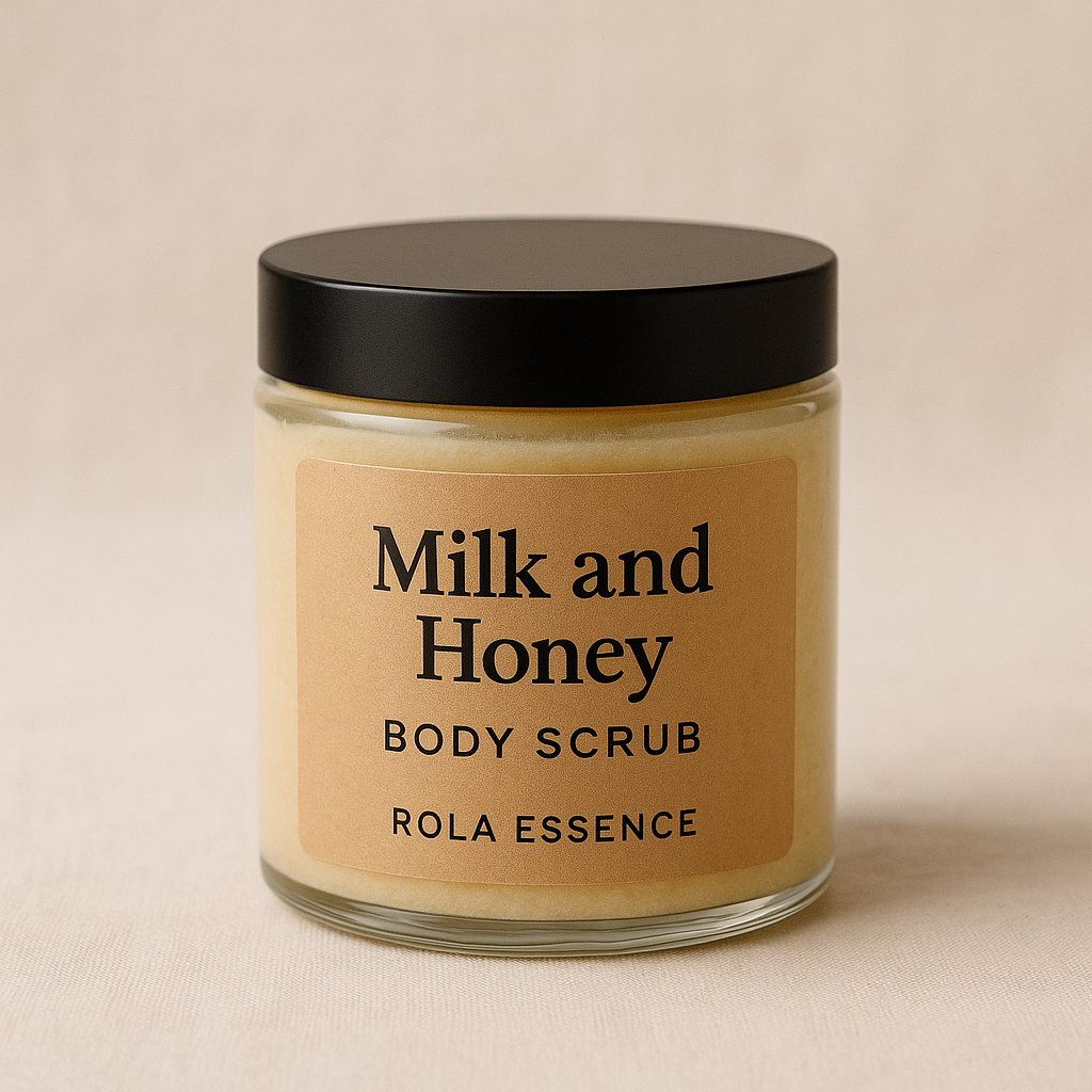 Milk and Honey Body Scrub - Softening, Nourishing, Gentle