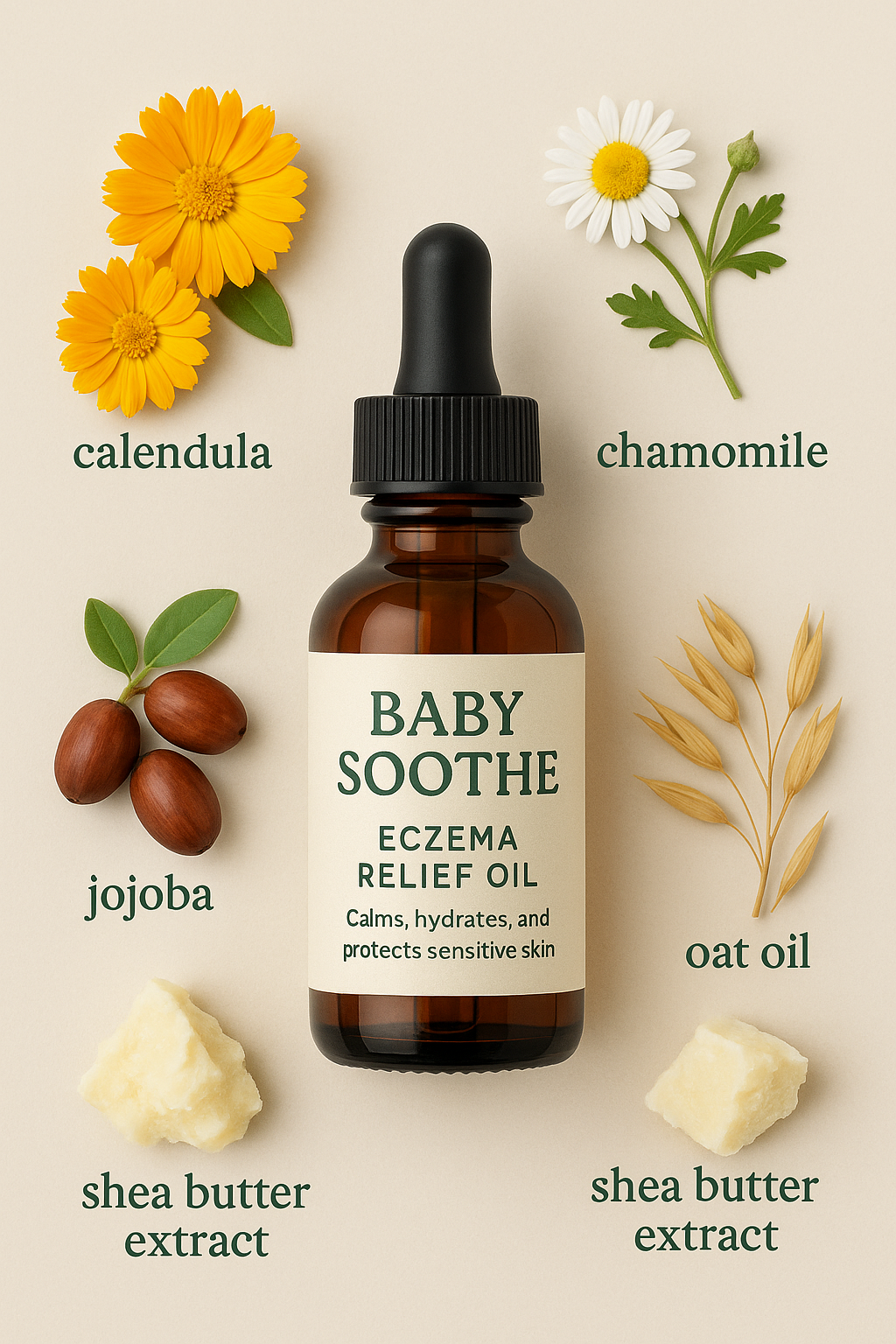 Baby Soothe Eczema Relief Oil