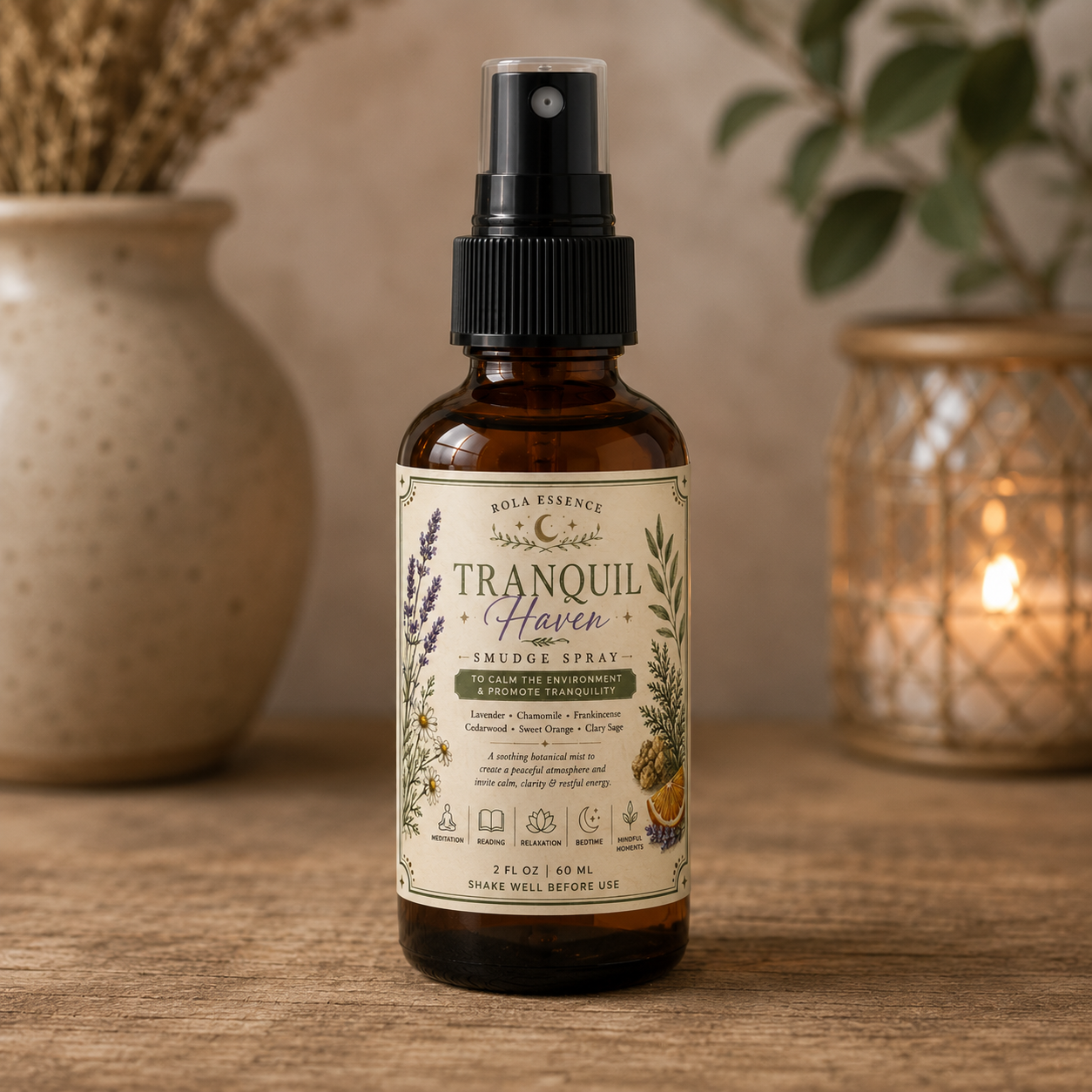 Tranquil Haven Smudge Spray - Calm • Clear • Restore