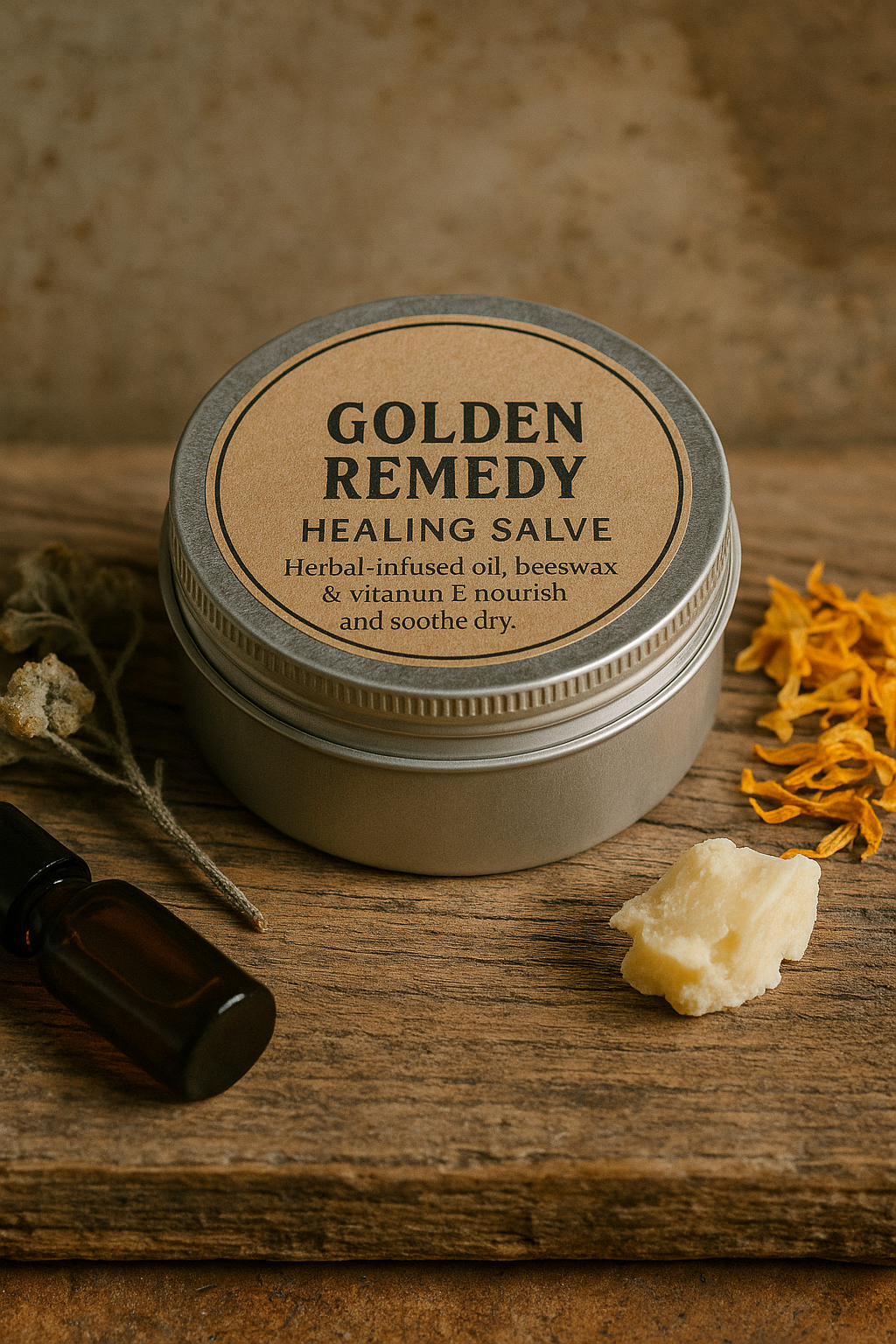 Golden Remedy Healing All Over Salve - Restorative, Softening, & Calming