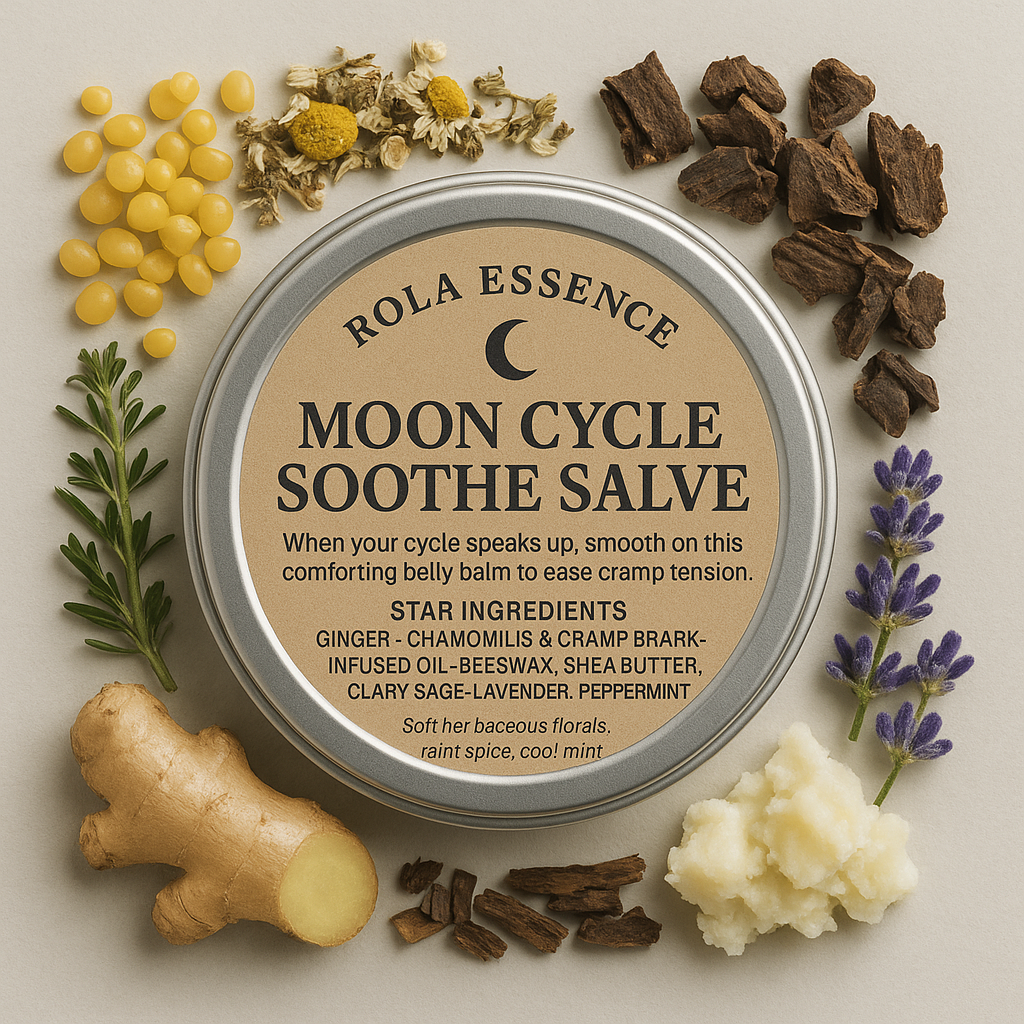 Moon Cycle Soothe Salve - Cramp Reducing, Tension Relief, & Calming