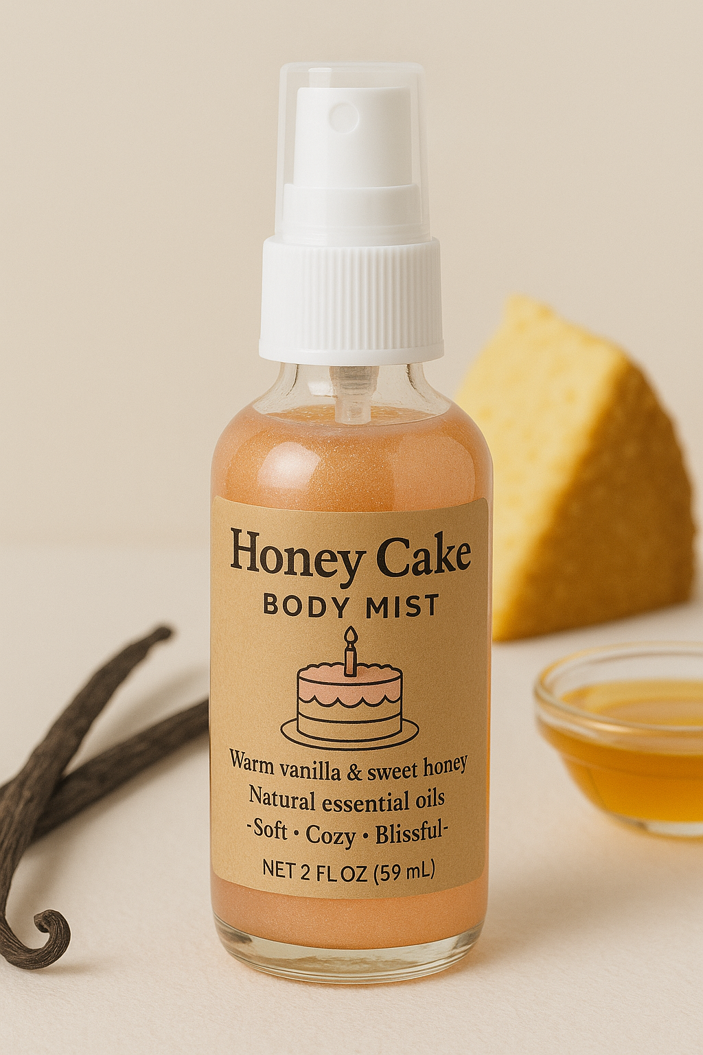 Honey Cake Body Mist - Sweetness Securing