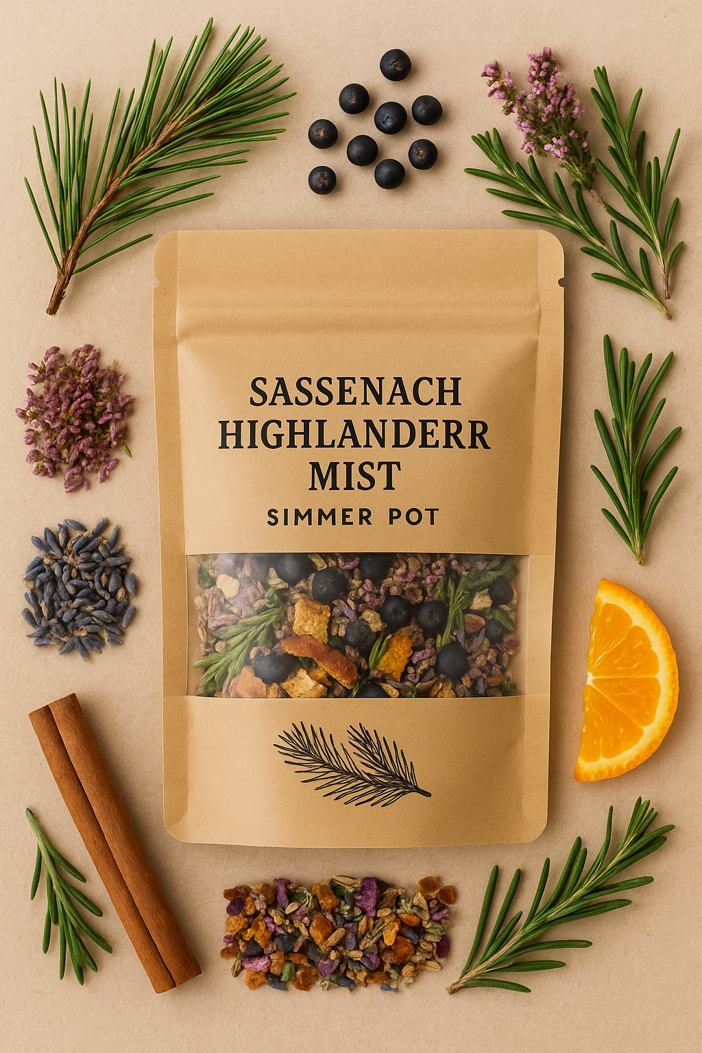 Sassenach Highlander Mist Simmer Pot