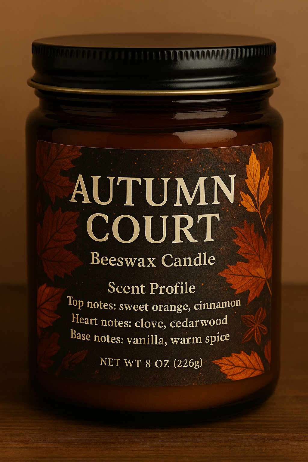 Autumn Court - Court Of Flames Candle