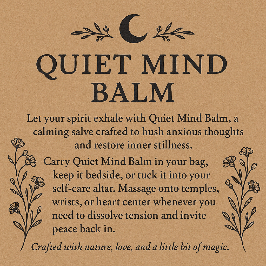 Quiet Mind Balm