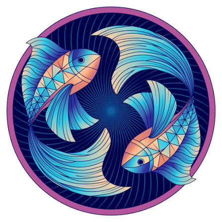 Pisces Zodiac Candle — Dreamer’s Tide