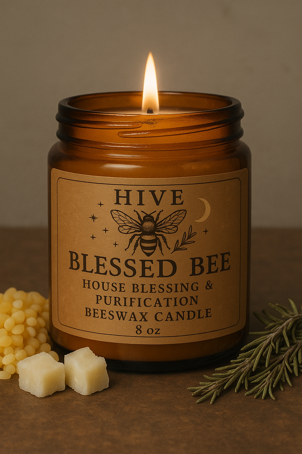 Hive Blessed Bee – House Blessing & Purification Candle