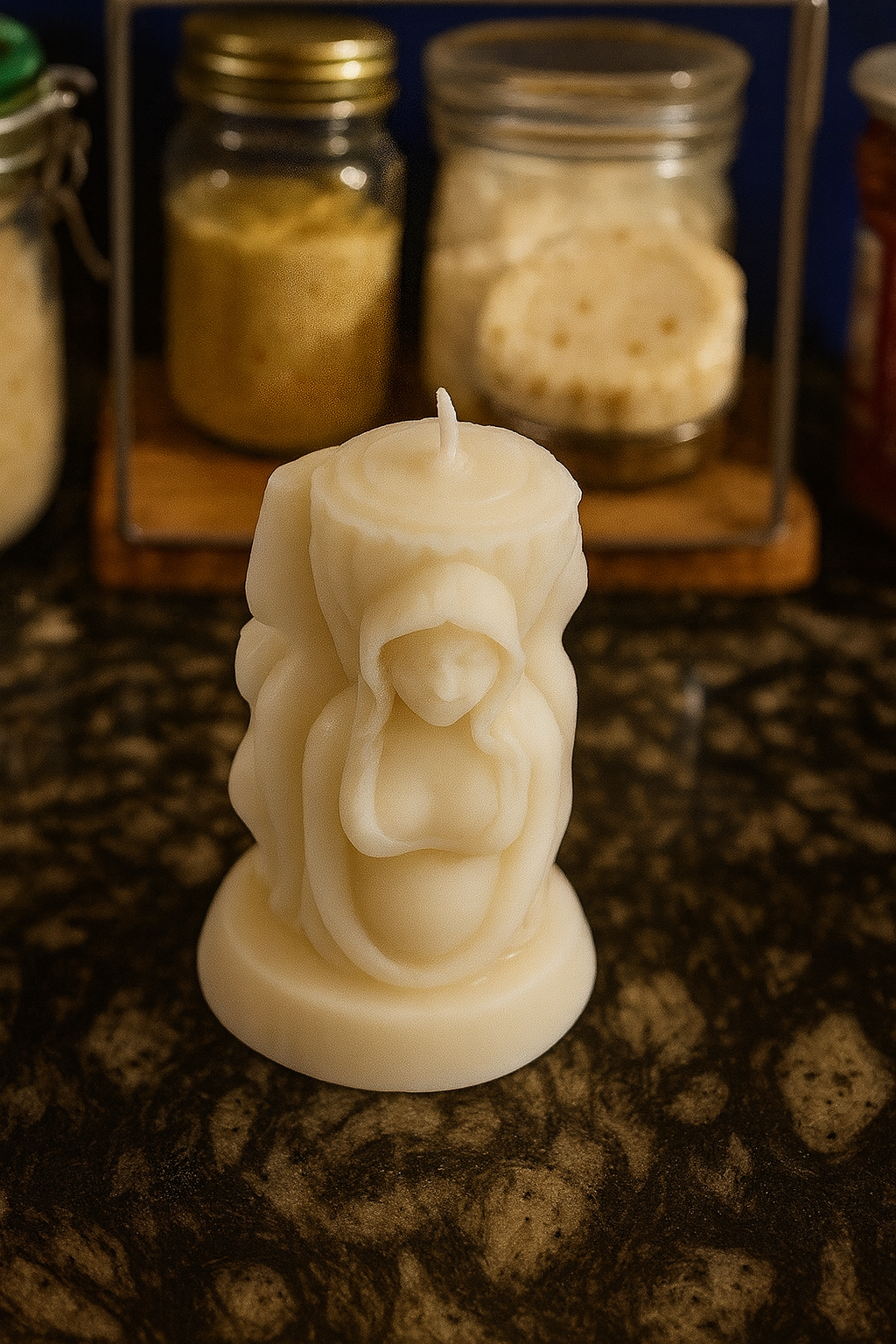 The Triple Flame Goddess Candle