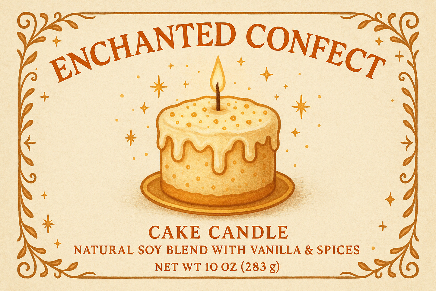Enchanted Confection— Cake Candle