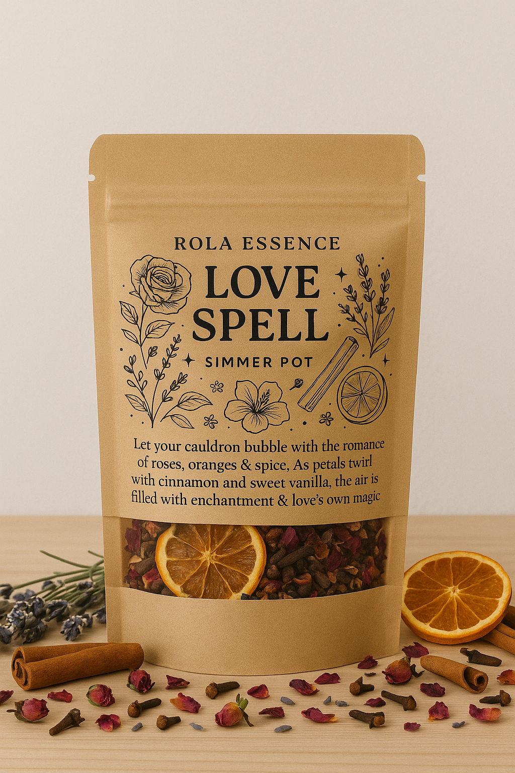 Love Spell Simmer Pot - Love Bringing