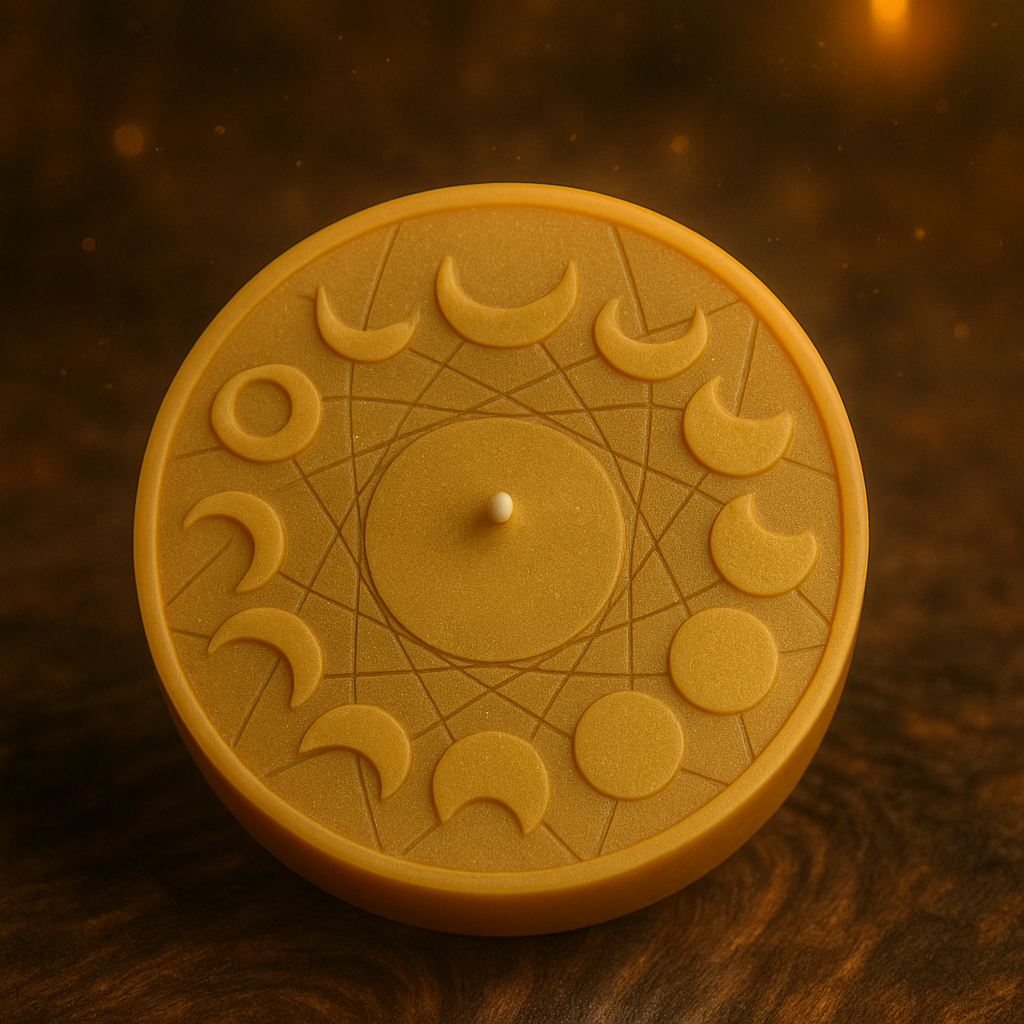 Moon’s Whisper – Moon Phases Beeswax Candle