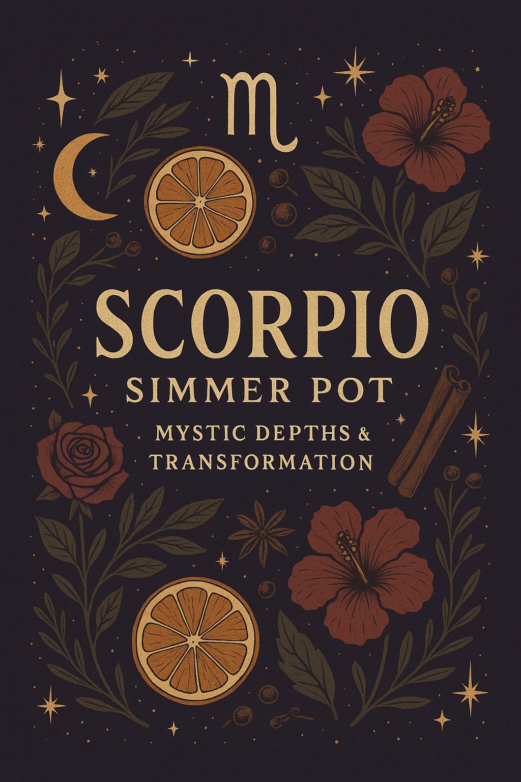 Scorpio Simmer Pot – Mystic Depths & Transformation